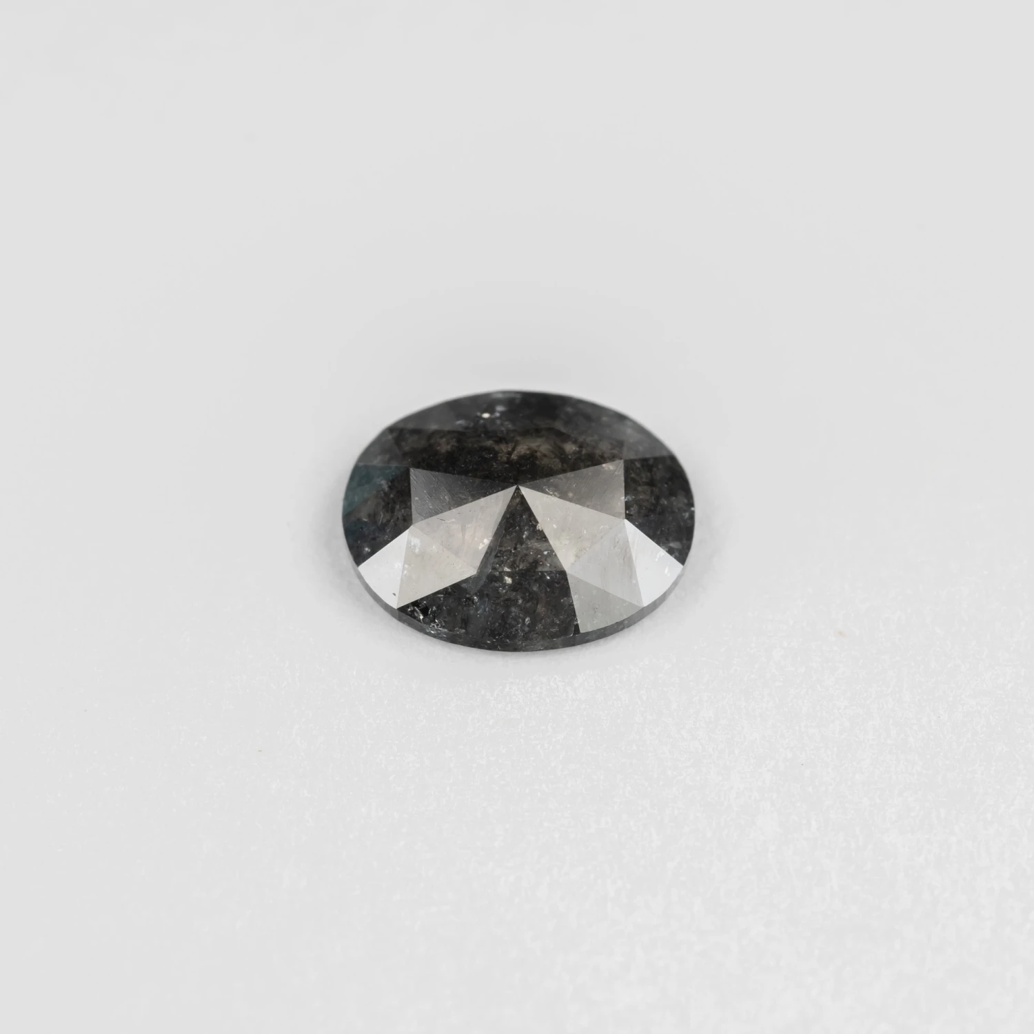 1.45 Carat Black Rose Cut Oval Diamond 3 1.45 Carat Black Rose Cut Oval Diamond - Image 3