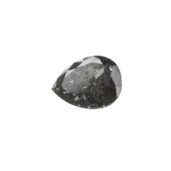 1.47 Carat Salt And Pepper Rose Cut Pear Diamond 10 1.47 Carat Salt And Pepper Rose Cut Pear Diamond -Point No Point Studio Store 1.47 535 5