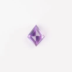 1.47 Carat Purple Double Cut Lozenge Sapphire