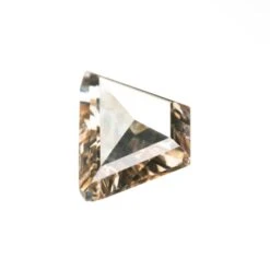 1.51 Carat Clear Champagne Toned Rose Cut Geometric Diamond -Point No Point Studio Store 1.51 1250 3