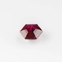 1.65 Carat Deep Red Full Cut Hexagon Ruby 5 1.65 Carat Deep Red Full Cut Hexagon Ruby -Point No Point Studio Store 1.65 800 2