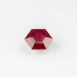 1.70 Carat Deep Red Double Cut Hexagon Ruby 5 1.70 Carat Deep Red Double Cut Hexagon Ruby -Point No Point Studio Store 1.70 800 2