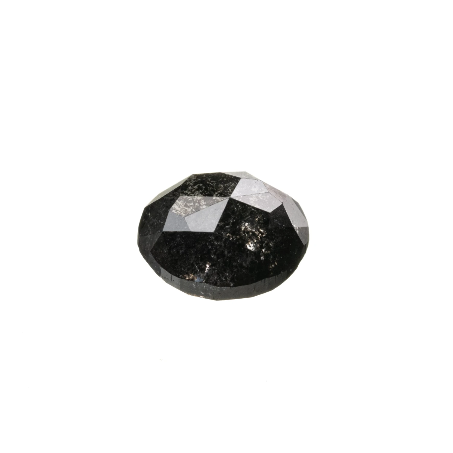 1.72 Carat Black Rose Cut Oval Diamond 2 1.72 Carat Black Rose Cut Oval Diamond - Image 2