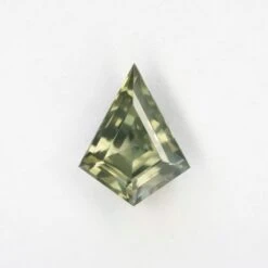 1.74 Carat Teal Brilliant Cut Kite Sapphire