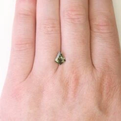 1.74 Carat Teal Brilliant Cut Kite Sapphire -Point No Point Studio Store 1.74 873 7