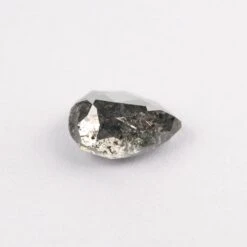 1.92 Carat Salt And Pepper Double Cut Pear Diamond 15 1.92 Carat Salt And Pepper Double Cut Pear Diamond -Point No Point Studio Store 1.92 750a 5