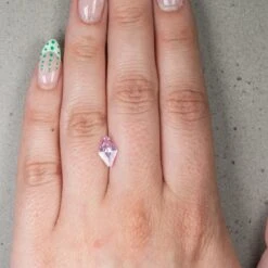 1.95 Carat Pink Brilliant Cut Lozenge Sapphire -Point No Point Studio Store 1.95 850 7