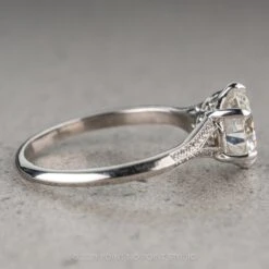 1.58 Carat Moissanite Engagement Ring, Mackenzie Setting, Platinum -Point No Point Studio Store 10152021B 3 0029fde7 d55d 4e8a 804d a6d0d0fbe099