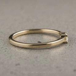 .13 Carat White Tapered Baguette Diamond Ring, 14K Yellow Gold 6 .13 Carat White Tapered Baguette Diamond Ring, 14K Yellow Gold -Point No Point Studio Store 12022021CYG 3 fb4b9e28 cc56 4df3 940c 821dc64dfdaa