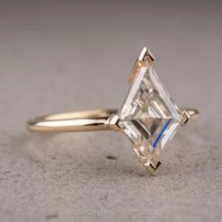 Lozenge Moissanite Engagement Ring, Charlize Setting, 14K Yellow Gold 9 Lozenge Moissanite Engagement Ring, Charlize Setting, 14K Yellow Gold -Point No Point Studio Store 12102021A 2 ee6465c5 2c4f 4152 bca8 57baa571cdfb