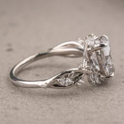 2.51 Carat Salt And Pepper Oval Diamond Engagement Ring, Ainsley Setting, Platinum 20 2.51 Carat Salt And Pepper Oval Diamond Engagement Ring, Ainsley Setting, Platinum -Point No Point Studio Store 12102022E EL 3 28ebc109 bede 4c77 922d 685bff3413a6