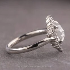 1.37 Carat Icy Salt And Pepper Cushion Diamond Engagement Ring, Cosette Setting, Platinum 10 1.37 Carat Icy Salt And Pepper Cushion Diamond Engagement Ring, Cosette Setting, Platinum -Point No Point Studio Store 15277 2 82b695a9 5d74 42a4 901b 89fc30391990
