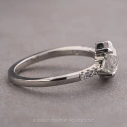 1.34 Carat Icy White Hexagon Diamond Engagement Ring, Eliza Setting, Platinum 8 1.34 Carat Icy White Hexagon Diamond Engagement Ring, Eliza Setting, Platinum -Point No Point Studio Store 15320 2 cc0002b1 8328 441e abc9 46351576b9e6
