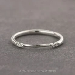 2 Diamond Harper Cuff, 14k White Gold