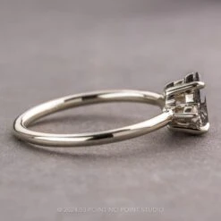 .99 Carat Salt And Pepper Pear Diamond Engagement Ring, Zoe Setting, Platinum 14 .99 Carat Salt And Pepper Pear Diamond Engagement Ring, Zoe Setting, Platinum -Point No Point Studio Store 15835WG 2 e9b6ede8 01b6 4fd7 8b0c 9bb12a76057a