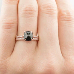 Vintage Inspired Diamond Wedding Band, Jamie Setting, 14k Rose Gold 13 Vintage Inspired Diamond Wedding Band, Jamie Setting, 14k Rose Gold -Point No Point Studio Store 1600322RG D 5f796738 897d 48af b7d8 85fa0f2febb6