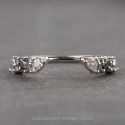 Ombre Diamond Wedding Cuff, Gemini Setting, Platinum