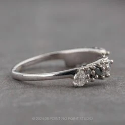 Ombre Diamond Wedding Cuff, Gemini Setting, Platinum 18 Ombre Diamond Wedding Cuff, Gemini Setting, Platinum -Point No Point Studio Store 16962 2 ac15bdba c5c6 4810 9a84 23b6d7fe5db0