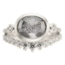 Eliza Diamond Contour Wedding Band, 14k White Gold -Point No Point Studio Store 1700319WG A1 69811026 56c5 45f8 8c59 365d25c62b21