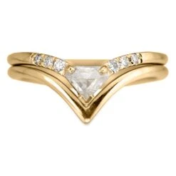 Shield Diamond Vivian Ring, 14k Yellow Gold 19 Shield Diamond Vivian Ring, 14k Yellow Gold -Point No Point Studio Store 180238YG A1 ed31ad5a 4242 4838 8c78 44797f5c88cc