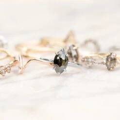 1.71 Carat Black Marquise Diamond Engagement Ring, Jane Setting, Platinum 21 1.71 Carat Black Marquise Diamond Engagement Ring, Jane Setting, Platinum -Point No Point Studio Store 190301 EWG 3ae9c28a ffde 4c11 9d33 b40811ddcd01