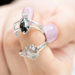 1.71 Carat Black Marquise Diamond Engagement Ring, Jane Setting, Platinum 28 1.71 Carat Black Marquise Diamond Engagement Ring, Jane Setting, Platinum -Point No Point Studio Store 190301 PWG d8a12571 998e 4a2c 96d2 259f3954b5a1