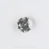 2.02 Carat Salt And Pepper Brilliant Cut Round Diamond