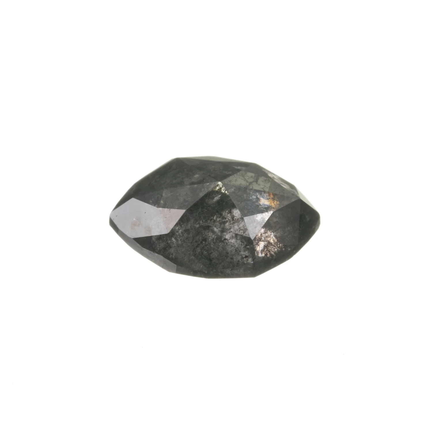 2.06 Carat Salt And Pepper Double Cut Marquise Diamond 3 2.06 Carat Salt And Pepper Double Cut Marquise Diamond - Image 3