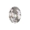 2.10 Carat Salt And Pepper Brilliant Cut Oval Diamond