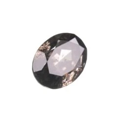 2.10 Carat Salt And Pepper Double Cut Oval Diamond -Point No Point Studio Store 2.10 580 3