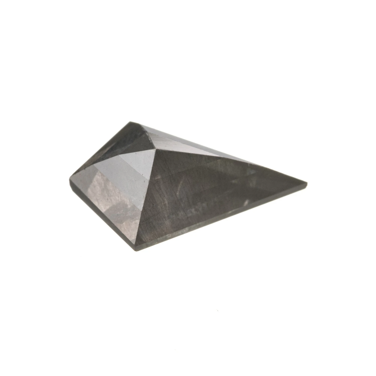 2.13 Carat Salt And Pepper Rose Cut Kite Diamond 3 2.13 Carat Salt And Pepper Rose Cut Kite Diamond - Image 3