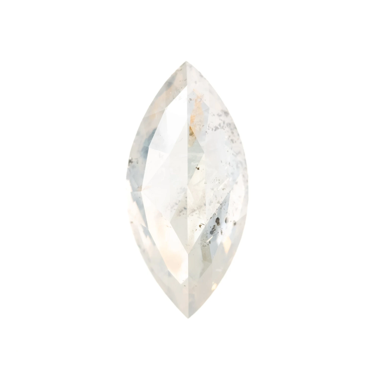 2.25 Carat Icy White Double Cut Marquise Diamond 1 2.25 Carat Icy White Double Cut Marquise Diamond