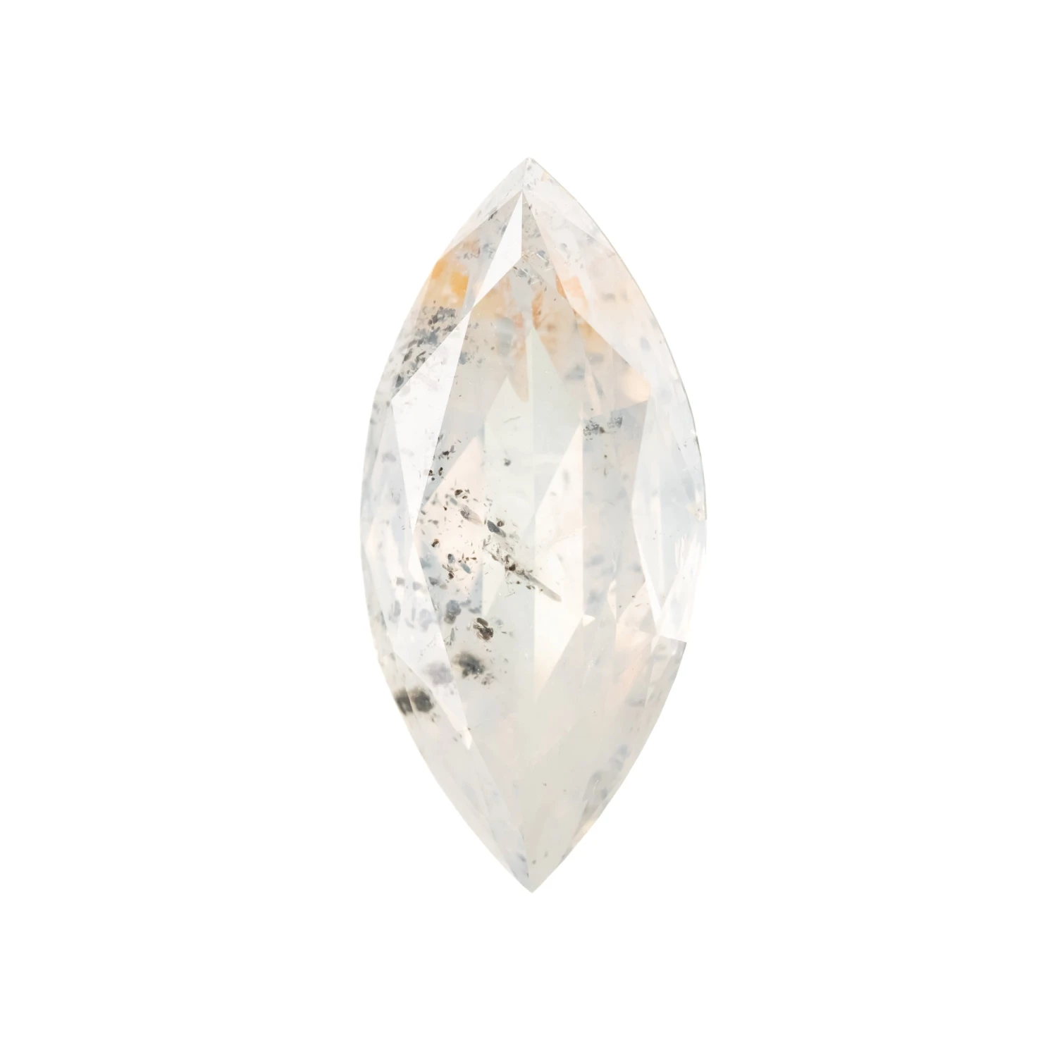 2.25 Carat Icy White Double Cut Marquise Diamond 4 2.25 Carat Icy White Double Cut Marquise Diamond - Image 4