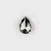 2.30 Carat Black Double Cut Pear Diamond
