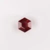 2.50 Carat Deep Red Double Cut Hexagon Ruby