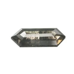 2.54 Carat Black Speckled Rose Cut Hexagon Diamond -Point No Point Studio Store 2.54 600 3 e0cb3e3d 35d9 48b0 9d4c 28394c5c4a57