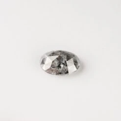 2.97 Carat Salt And Pepper Rose Cut Oval Diamond 5 2.97 Carat Salt And Pepper Rose Cut Oval Diamond -Point No Point Studio Store 2.97 665 3