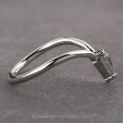 Kite Diamond Wedding Band, Victoria Setting, Platinum 11 Kite Diamond Wedding Band, Victoria Setting, Platinum -Point No Point Studio Store 200123WG 2 85435a9f 5645 4154 81ec 7b8127f7c651