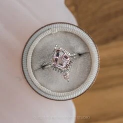 2.34 Carat Kite Morganite And Diamond Engagement Ring, Ava Setting, Platinum 11 2.34 Carat Kite Morganite And Diamond Engagement Ring, Ava Setting, Platinum -Point No Point Studio Store 200413 6WG b3069d24 5f5e 4127 b23f ae6845d8d3cb