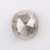 4.69 Carat Salt And Pepper Rose Cut Cushion Diamond