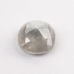 4.69 Carat Salt And Pepper Rose Cut Cushion Diamond 8 4.69 Carat Salt And Pepper Rose Cut Cushion Diamond -Point No Point Studio Store 20180301 09 4