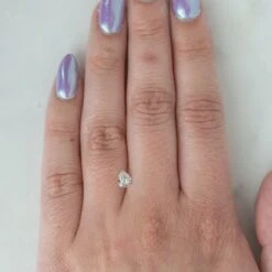 .60 Carat Clear European Cut Pear Diamond 11 .60 Carat Clear European Cut Pear Diamond -Point No Point Studio Store 20191029 19 7