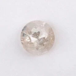 2.58 Carat Icy White Rose Cut Round Diamond