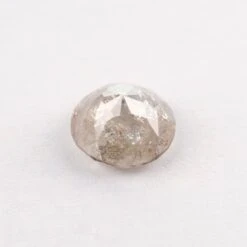 2.58 Carat Icy White Rose Cut Round Diamond 8 2.58 Carat Icy White Rose Cut Round Diamond -Point No Point Studio Store 20191029 28 4