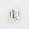 .69 Carat Clear Hexagon Step Cut Diamond