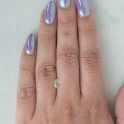 .69 Carat Clear Hexagon Step Cut Diamond -Point No Point Studio Store 20200219 17 7