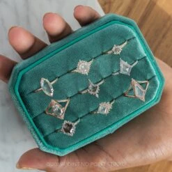 1.35 Carat Clear Marquise Diamond Engagement Ring, Jane Setting, 14K Rose Gold -Point No Point Studio Store 20200226 SFS0205 7c1dfed2 550e 4dea 8a41 95c9e131245b