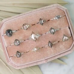 3.02 Carat Clear Champagne Lozenge Diamond Engagement Ring, Aela Setting, Platinum -Point No Point Studio Store 20200806 SFS0327 8ce35578 580c 4b1b 9cd3 107711d0f31e