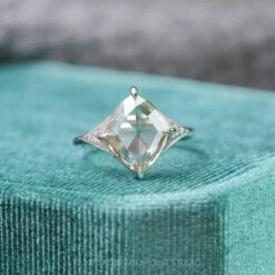 3.02 Carat Clear Champagne Lozenge Diamond Engagement Ring, Aela Setting, Platinum -Point No Point Studio Store 20200806 SFS0340 fe6b5376 0cb3 4b0a a519 923efce9b7b4