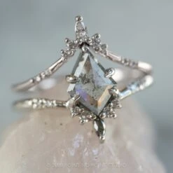 1.14 Carat Canadian Salt And Pepper Kite Diamond Engagement Ring, Flora Setting, Platinum 11 1.14 Carat Canadian Salt And Pepper Kite Diamond Engagement Ring, Flora Setting, Platinum -Point No Point Studio Store 20200827 SFS0060 9eae5a8e 4071 4ea4 ad02 6e66653a3922